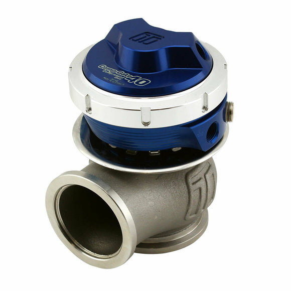Turbosmart GenV 40mm 5PSI CompGate Compressed Gas External Wastegate BLUE WG40CG