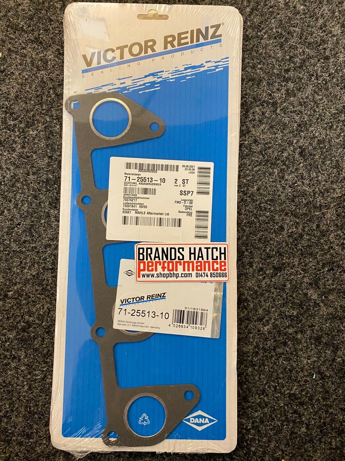 Vauxhall C20NE 20NE 2.0 8V Victor Reinz Exhaust Manifold Gasket