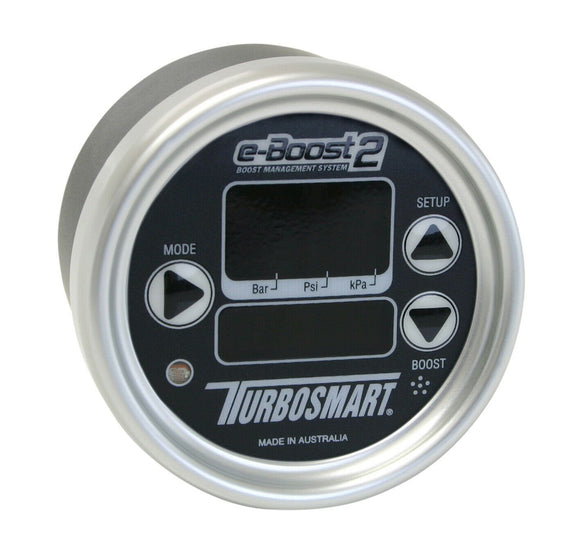 Turbosmart EBS E-BOOST2 Electronic 66mm 0-60psi Black Silver BOOST Controller