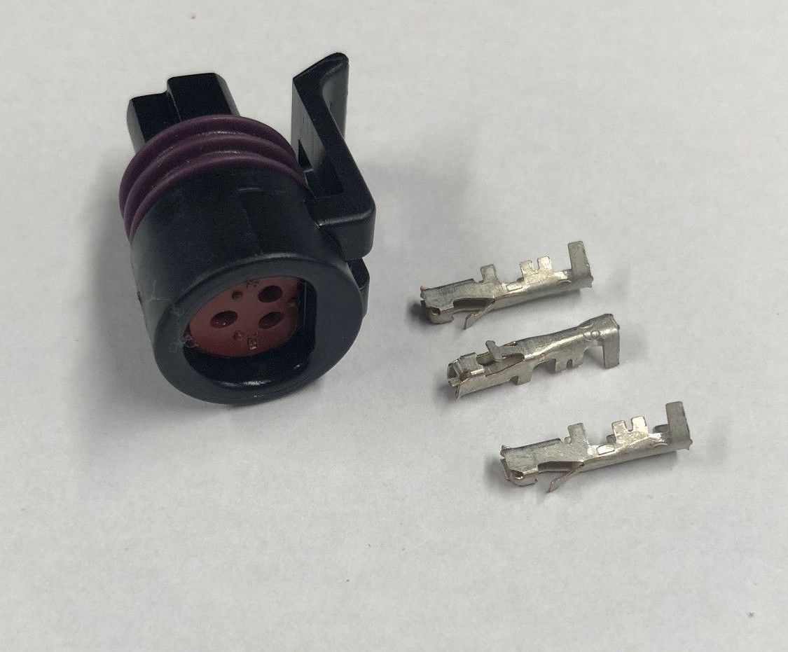 3 way connector plug for use with Link ECU MOTEC etc Pressure sensors