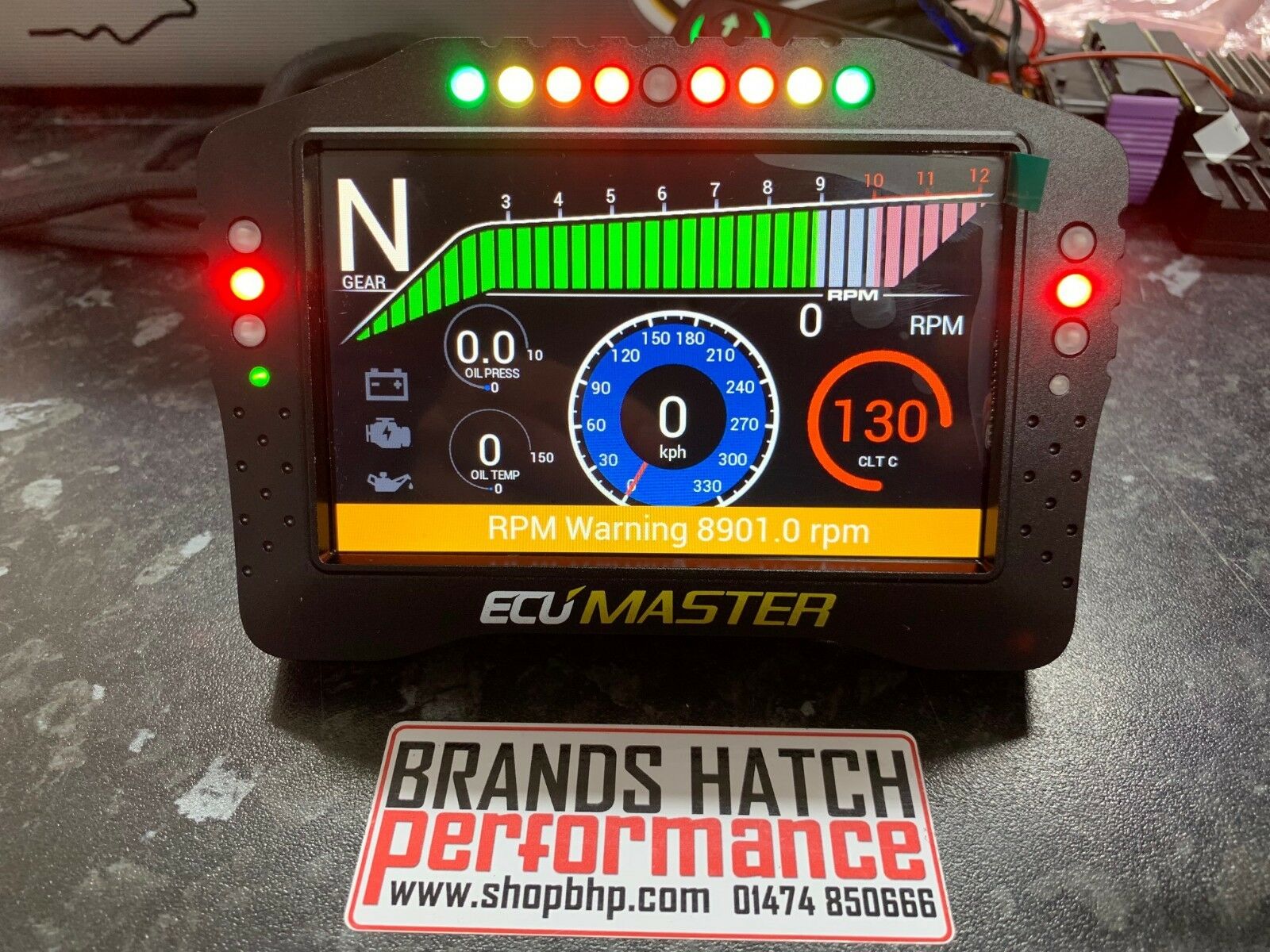 ECUMASTER 7" ADU Digital Dash Display & Premade Loom & GPS & CAN to US
