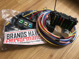 12 Circuit Classic Car / Kit Car Wiring Loom inc Fuse Box, Relay and Flasher
