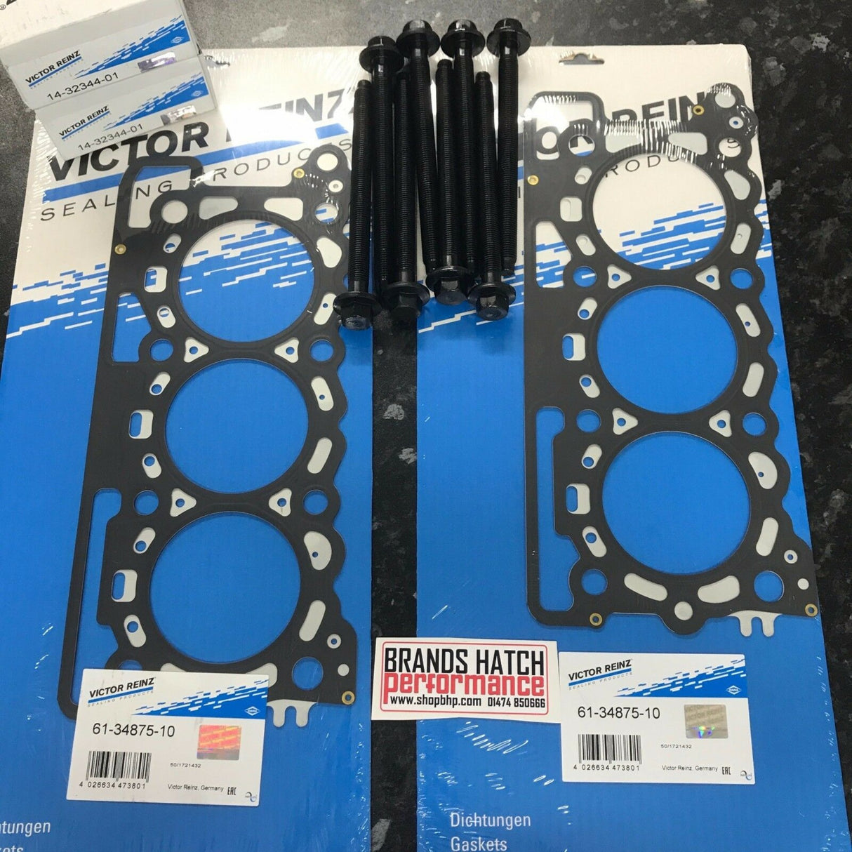 Peugeot 2.7 407 HDI 607 HDI 24V Victor Reinz MLS Head Gaskets & Bolts -40