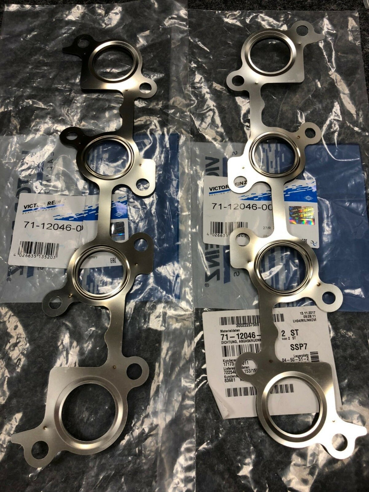 LEXUS LS400 LS 400 1UZ-FE 1UZ FE 1UZFE Non VVti Reinz Exhaust Manifold Gaskets