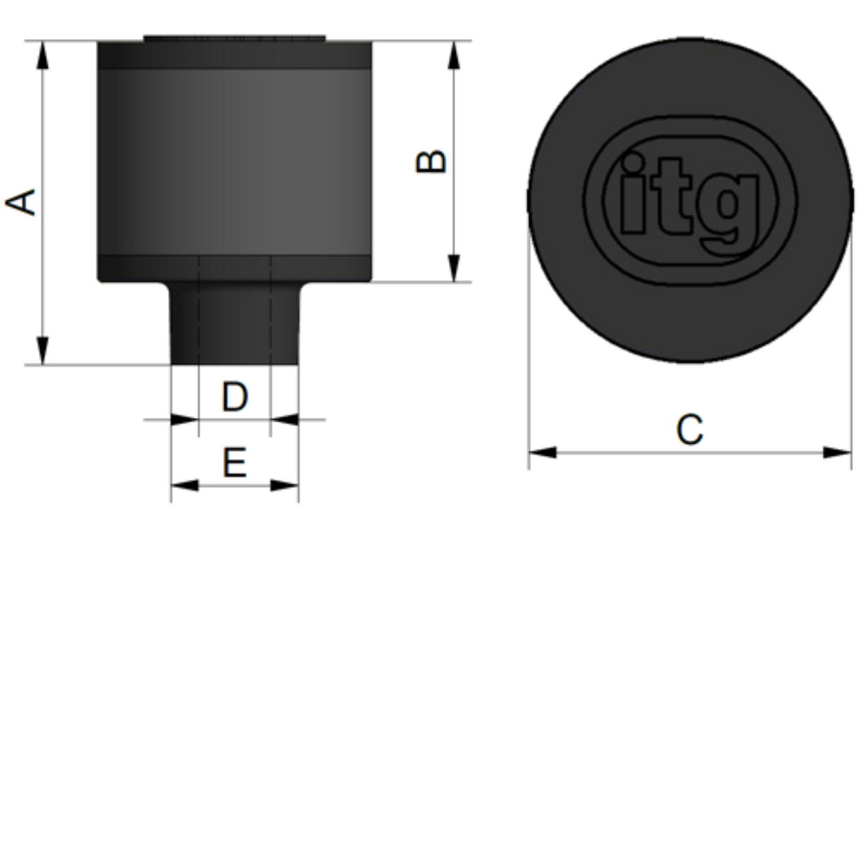 ITG 16mm ID Crankcase Breather
