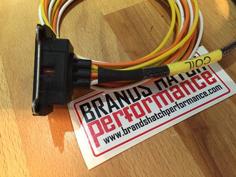 Terminated and Labeled Kit Car Loom Cable - Wasted Spark Zetec COIL - 2M Length