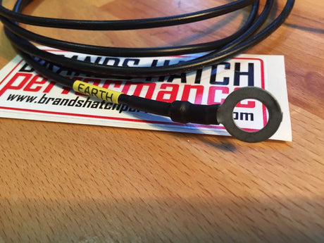 Terminated and Labeled Kit Car Loom Cable - EARTH - 2M Length