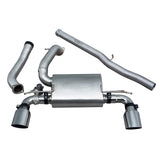 Ford Focus RS (MK3) Valved Non Resonated Cat Back Exhaust - FD90