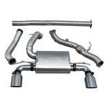 Ford Focus RS (MK3) Non Valved Non Resonated Turbo Back Exhaust with De-Cat