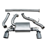Ford Focus RS (MK3) Valved Non Resonated Turbo Back Exhaust with De Cat