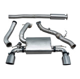 Ford Focus RS (MK3) Valved Resonated Turbo Back Exhaust with De-Cat