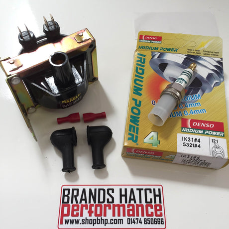 Ford Sierra Escort RS Cosworth Turbo - 40k volt Coil + DENSO IK31 Plug Kit