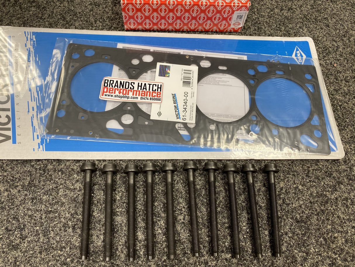 Ford Cougar Mondeo Focus 2.0 Multilayer MLS 1.3mm Reinz Head Gasket & Elring Headbolts