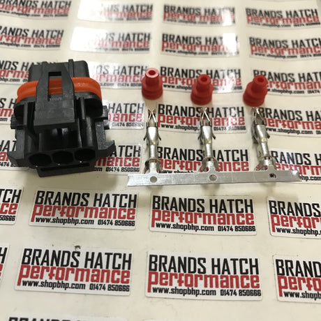 AMP 3 Way JPT 2.8 Series Plug Connector - Complete Kit with Pins and Seals