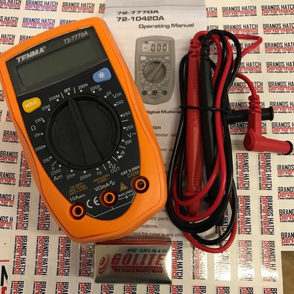 Electronic Multimeter - Fault Finder complete with leads and battery