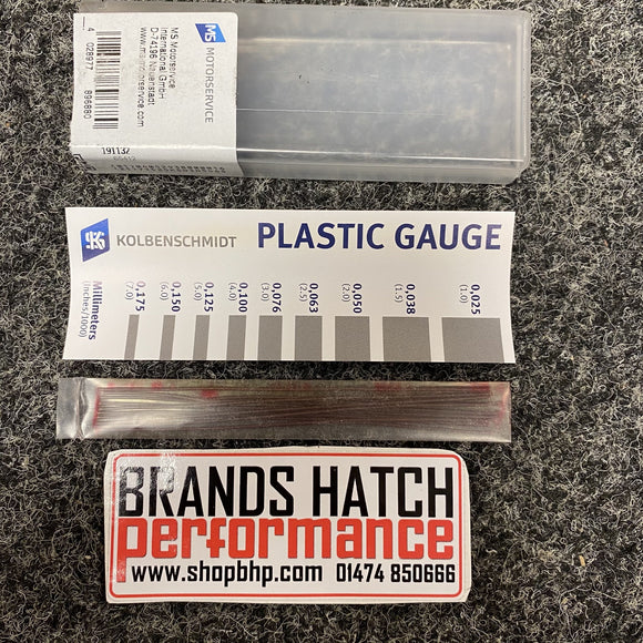 Engine Big End Main Bearing Flexigauge Plastigauge 0.0250.175mm Clear