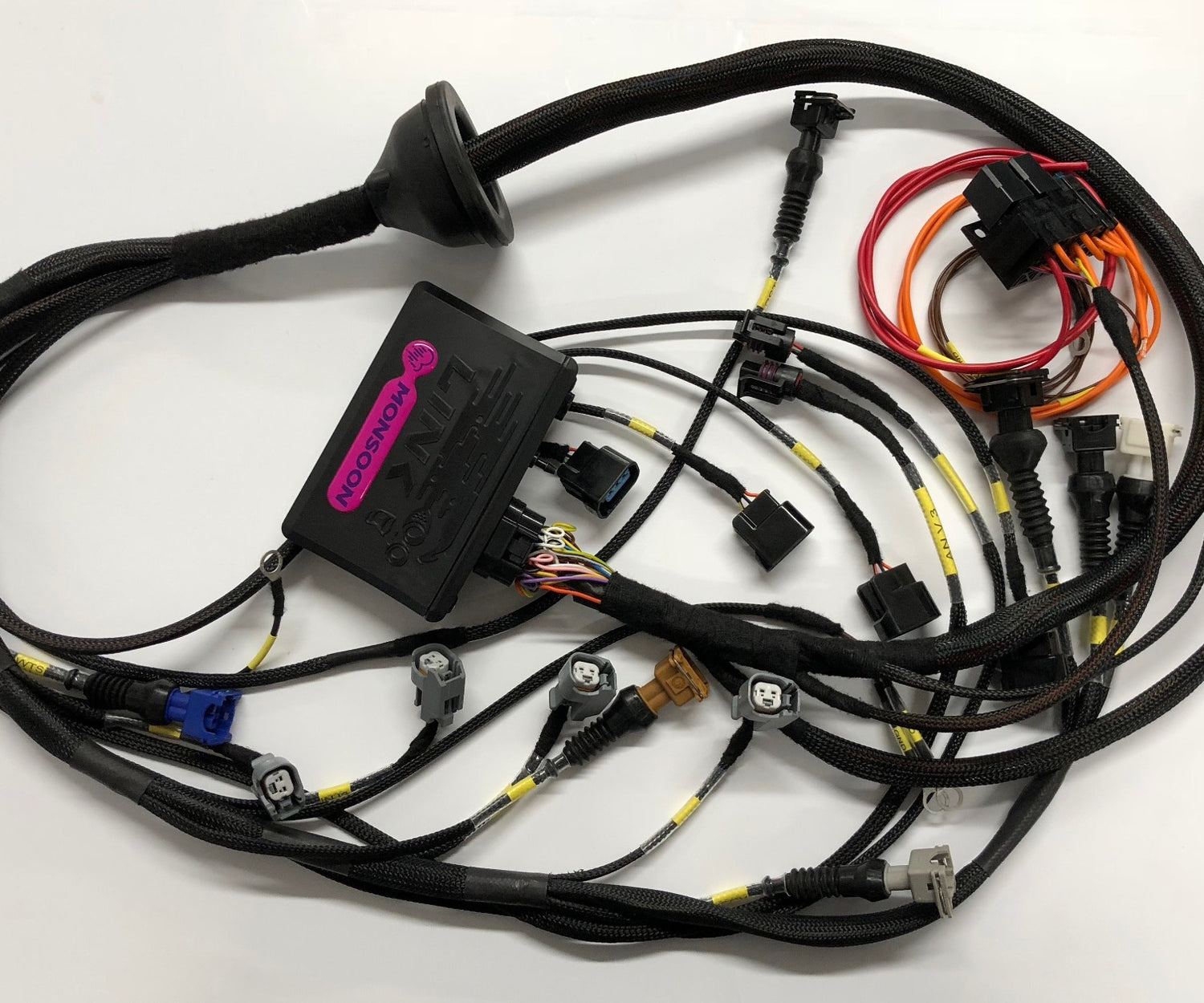 Link G4X Monsoon X ECU Ford RS Cosworth YB engine Kit with Wiring Engine Loom & Bosch 550cc / 1000cc Injectors & K20 Coils