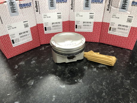 4 X VAUXHALL OPEL C20LET STD 86 BORE MAHLE PISTONS 0117900