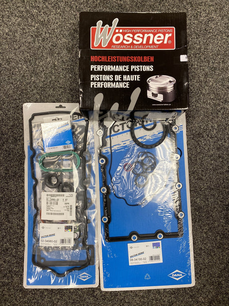 Mini Cooper S John Cooper Works JCW Supercharged R53 Reinz Engine Gasket WOSSNER forged Piston Rebuild Kit
