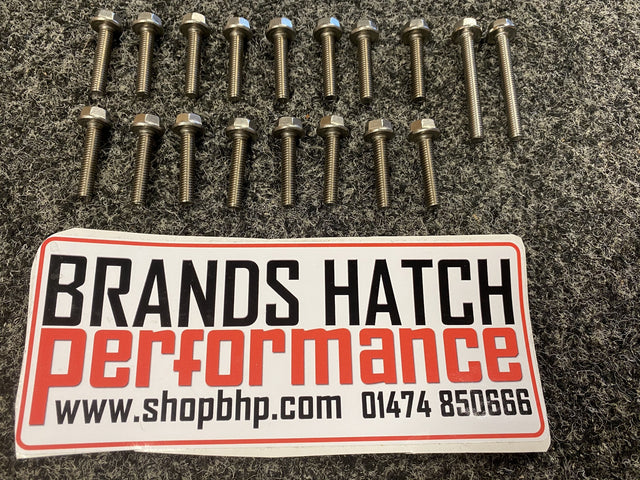 Mini One Cooper S JCW R56 N14 Main Cap Housing to Block Stainless Bolts