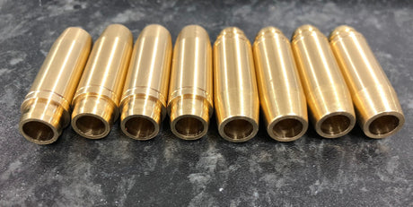 Ford Cosworth YB Bronze EXHAUST Valve Guides - Set of 8 - UNFINISHED BORE