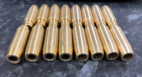 Ford Cosworth YB Bronze Inlet & Exhaust Valve Guides - Full Set of 16 - UNFINISHED BORE