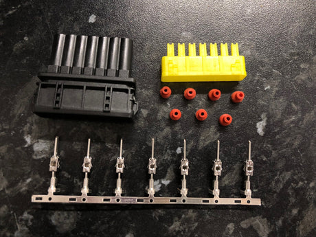 7 Pin Male Ignition Amplifier Connector Bosch Amp Ford Cosworth Tyco Timer