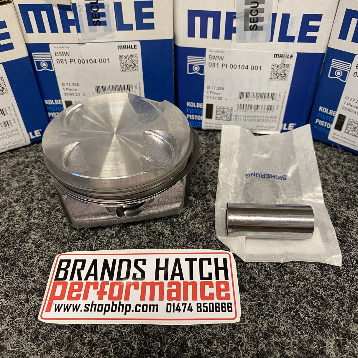 Mini 1.6 Cooper One R55 R56 R57 R58 R59 R60 R61 N12 N16 EP6 77.25mm +0.25mm Mahle Pistons, Rings & Pins X4