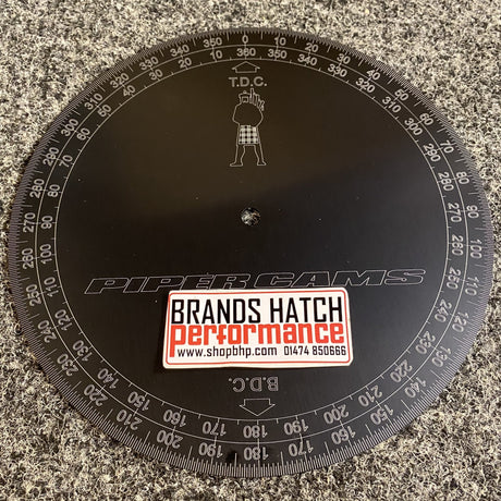 Piper Cams Professional 10" 255mm Alloy Metal Timing Protractor Disc