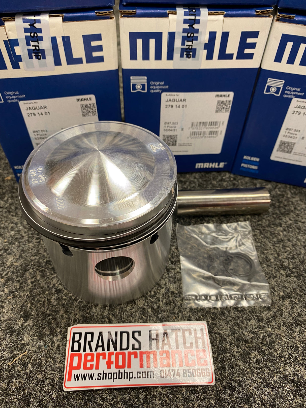 Jaguar 3.8 XK E-Type XK150 +20 THOU 87.50mm Bore 8:1 Mahle Pistons X6 2791401