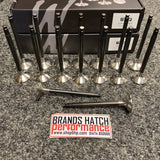 Wossner Ford Cosworth YB Standard Black Nitrided Stainless Inlet & Inconel Exhaust Valves