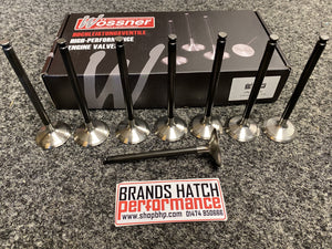 Wossner Ford Cosworth YB +1mm Black Nitrided Stainless Inlet & Inconel Exhaust Valves