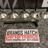 Wossner Ford Cosworth YB +1mm Black Nitrided Stainless Inlet & Inconel Exhaust Valves