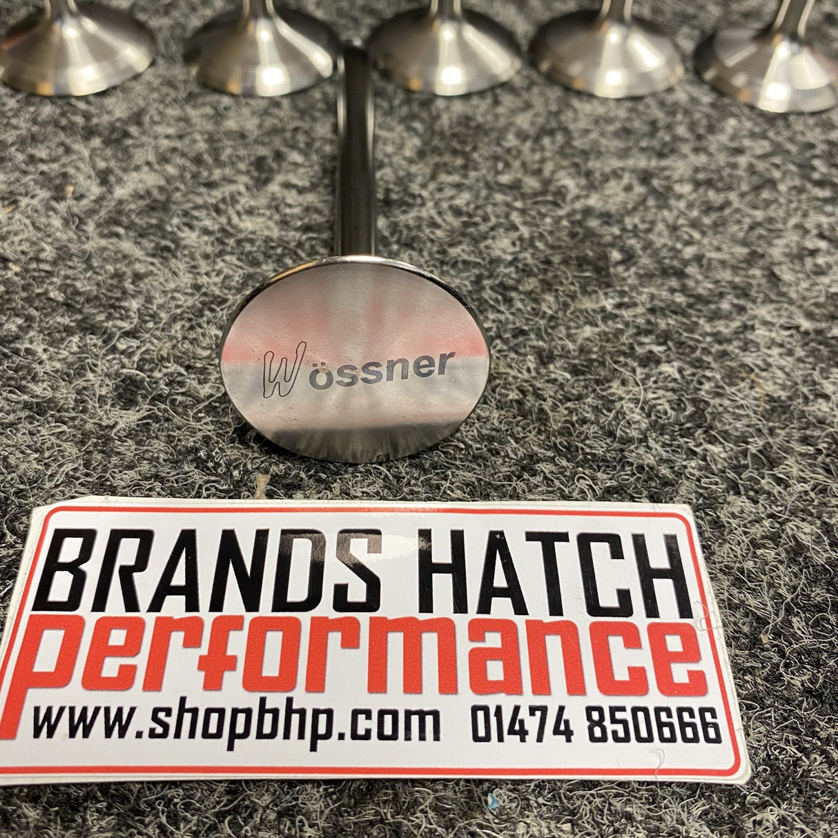 Wossner Ford Cosworth YB +1mm Black Nitrided Stainless Inlet & Inconel Exhaust Valves