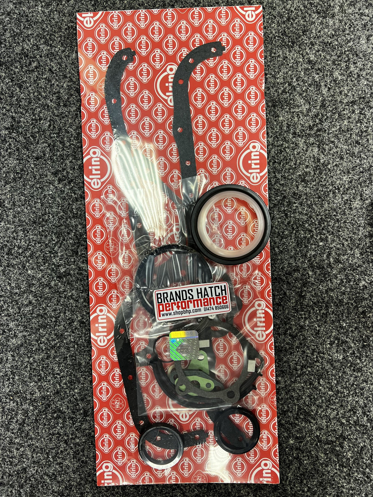 Ford Cosworth YB / Pinto RS2000 Elring Bottom End Sump Gasket Set W/ Uprated Rear Crank PTFE Seal