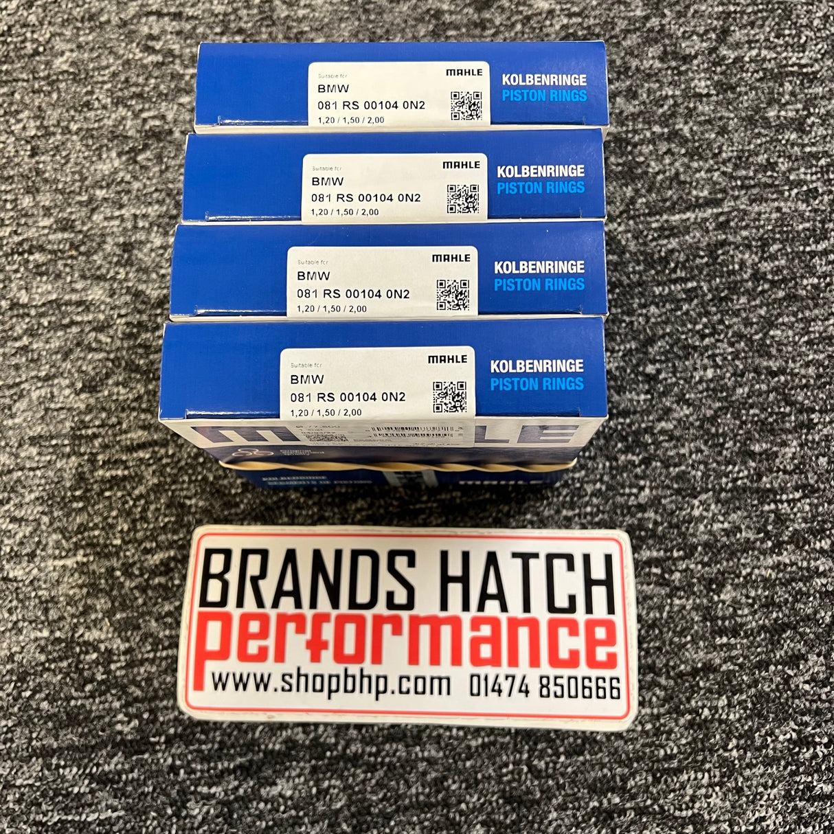 Mini Cooper S One JCW R55 R56 R57 N12 N14 N16 N18 EP6 +0.50 77.50 MAHLE Piston Ring Set X4