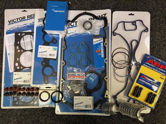Ford Focus ST170 ALDA Zetec Bottom End Gasket & Piston Ring & Bearing Rebuild Kit With ARP Rod Bolts