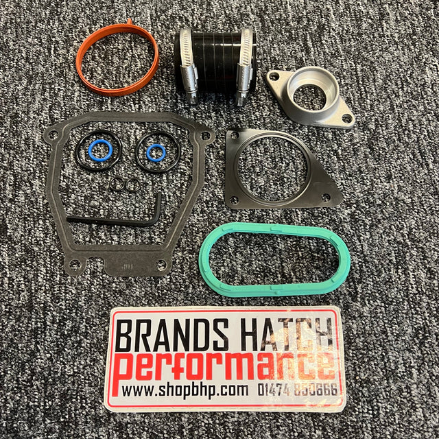 Mini Cooper S JCW R52 R53 W11 W11B16A EATON Basic Supercharger Gasket Seal Service Kit & BYPASS HOSE & FLANGE BHP1