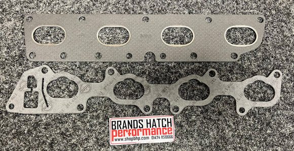 Vauxhall 2.0 C20LET Redtop Red Top Elring Inlet & Exhaust Manifold Gasket Set