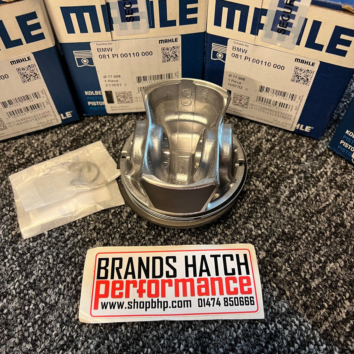 MINI 1.6 Cooper S JCW R56 N18 N18B16A STD 77mm MAHLE Pistons Rings & Pins