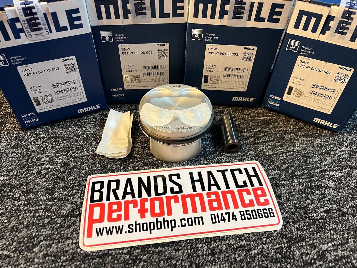 Mini 1.4 One R56 N12B14A 77.5mm +0.5mm MAHLE Piston Set INC Rings & Gudgeon Pins