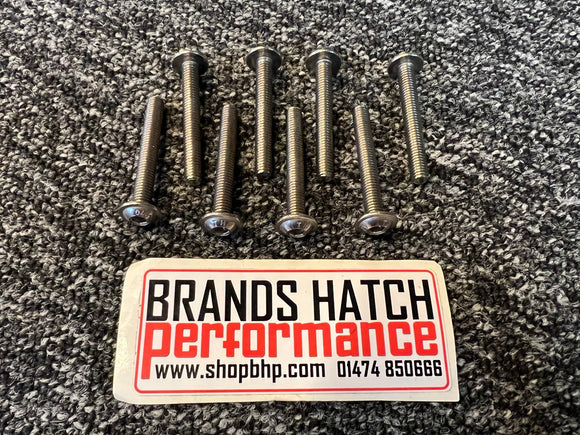 Mini Cooper S R52 R53 W11B16A Intercooler Snoot Boot Stainless Bolt Kit