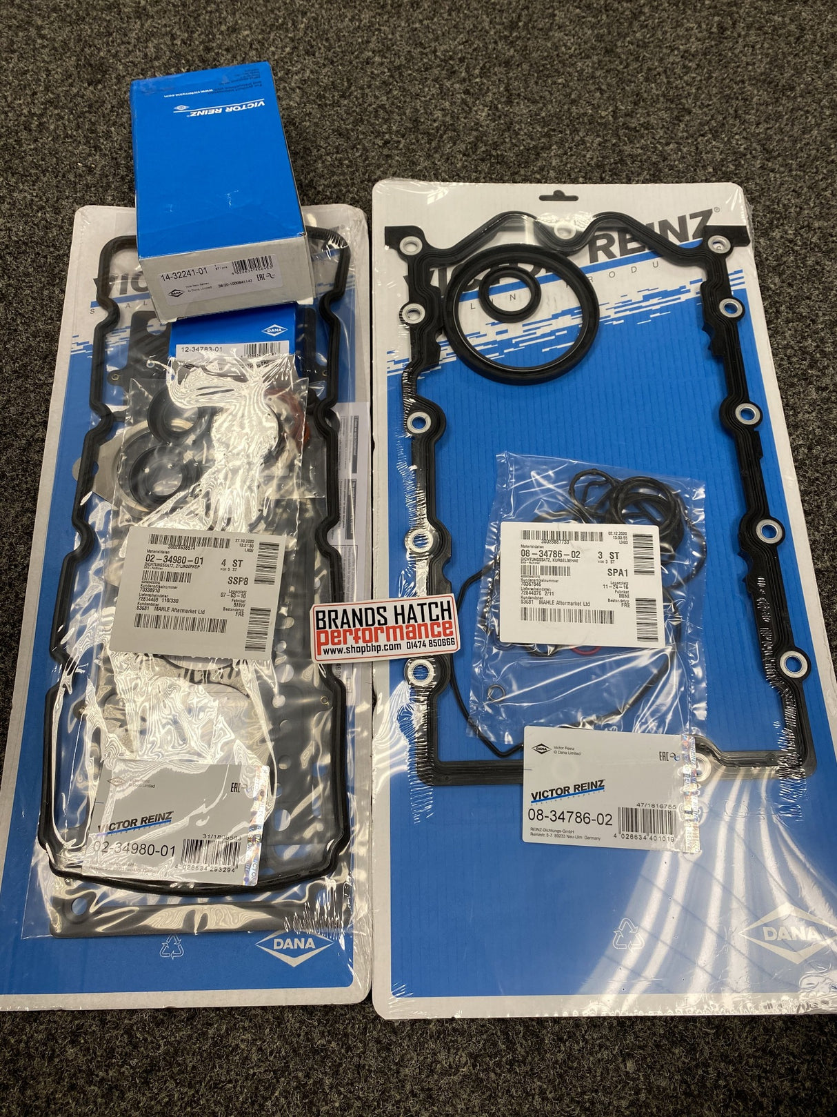 BMW Mini Cooper One W10B16A R50 R52 2004-2007 MLS Reinz Full Engine Gasket Set With Headbolts