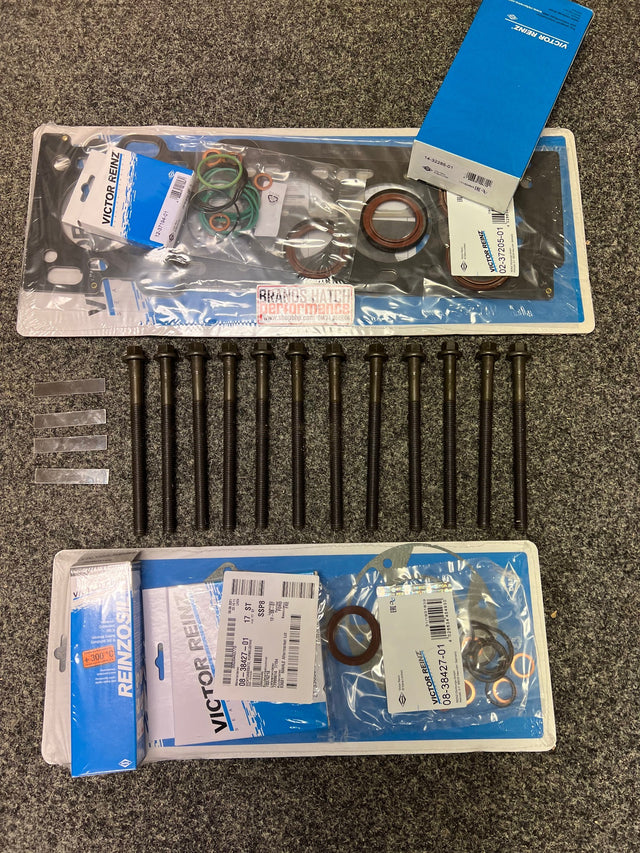 Ford Focus 2.5 ST225 Full Engine Gasket W/ Head Bolts + BHP Block Mod Reinz