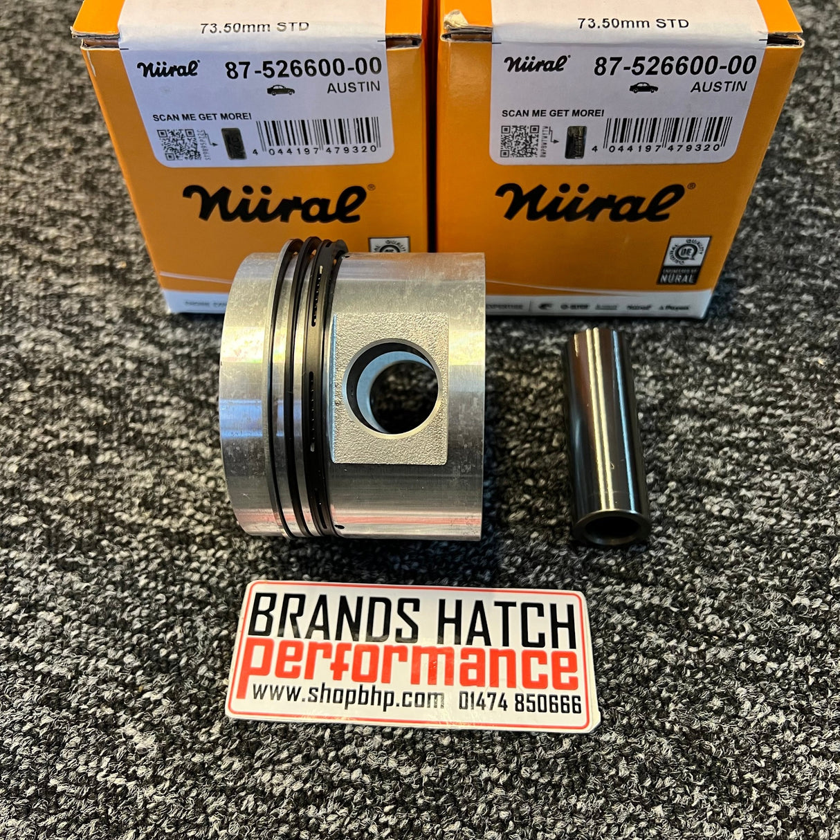 Austin Mini A Series Powermax 1275cc to 1380cc 73.50mm Nural Piston Set