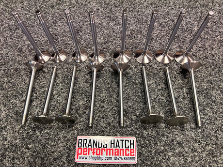 Ford Escort Sierra Cosworth YB Standard STD Inlet And Exhaust 214N Stainless Valves Full Set (16)