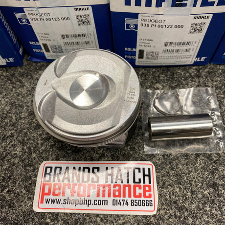 Mini 1.6 Cooper S JCW R56 N14 / EP6DT 77mm STD Mahle Pistons, Ring & Pins X4