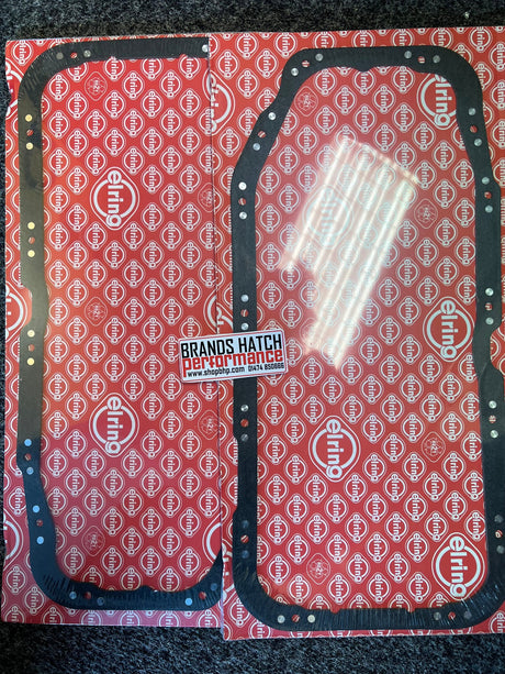 2 X Vauxhall C20XE 20XE 20XEJ Redtop red top 2.0 Elring Sump Oil Pan Gasket