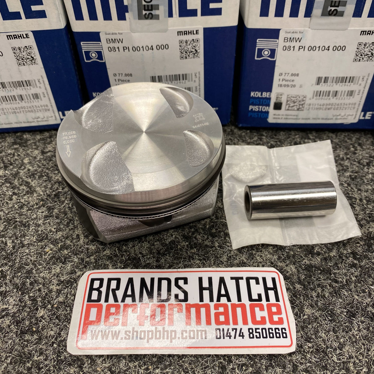 Mini 1.6 Cooper One R55 R56 R57 R58 R59 R60 R61 N12 N16 EP6 77mm STD Mahle Pistons, Rings & Pins X4