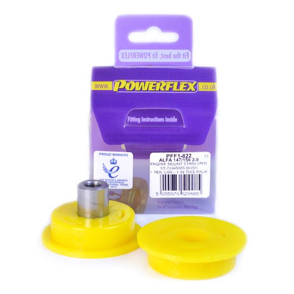 Powerflex Alfa Romeo 147 (2000-2010), 156 (1997-2007), GT (2003-2010) Engine Mount Stabilizer To Chassis Bush PFF1-822
